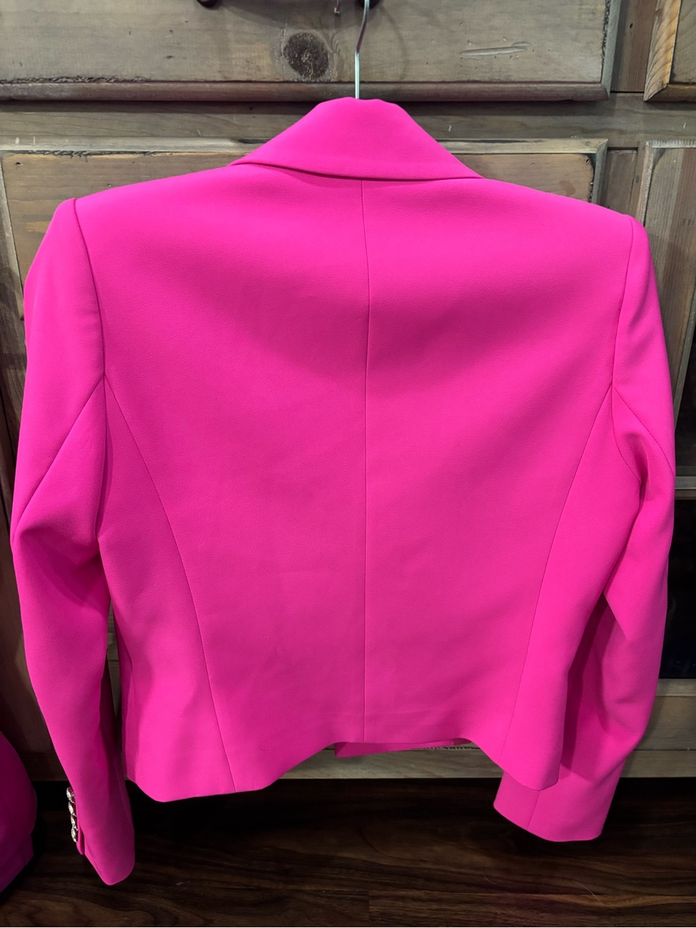 Generation Love Hot Pink Cropped Double-Breasted Blazer - Picture 5 of 5